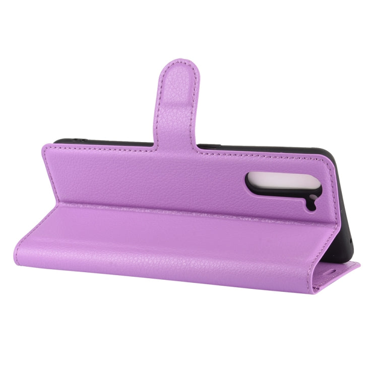 For OPPO Reno 3A (Japanese Version) Litchi Texture Horizontal Flip Protective Case with Holder & Card Slots & Wallet