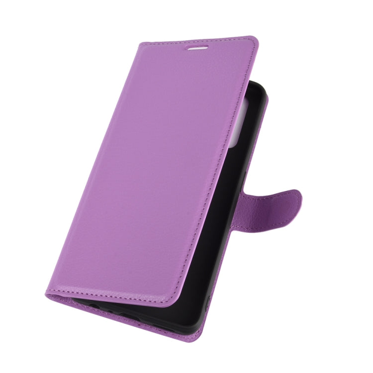 For OPPO Reno 3A (Japanese Version) Litchi Texture Horizontal Flip Protective Case with Holder & Card Slots & Wallet
