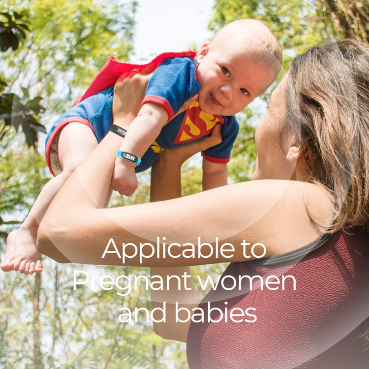 Q2 Outdoor Ultrasonic Electronic Mosquito Repellent Bracelet, Support Three-gear Mode & Time Display