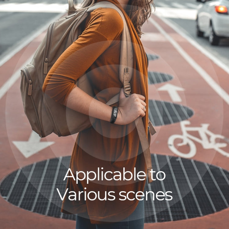 Q2 Outdoor Ultrasonic Electronic Mosquito Repellent Bracelet, Support Three-gear Mode & Time Display