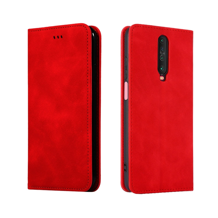 For Redmi K30 & Poco X2 Retro Skin Feel Business Magnetic Horizontal Flip Leather Case