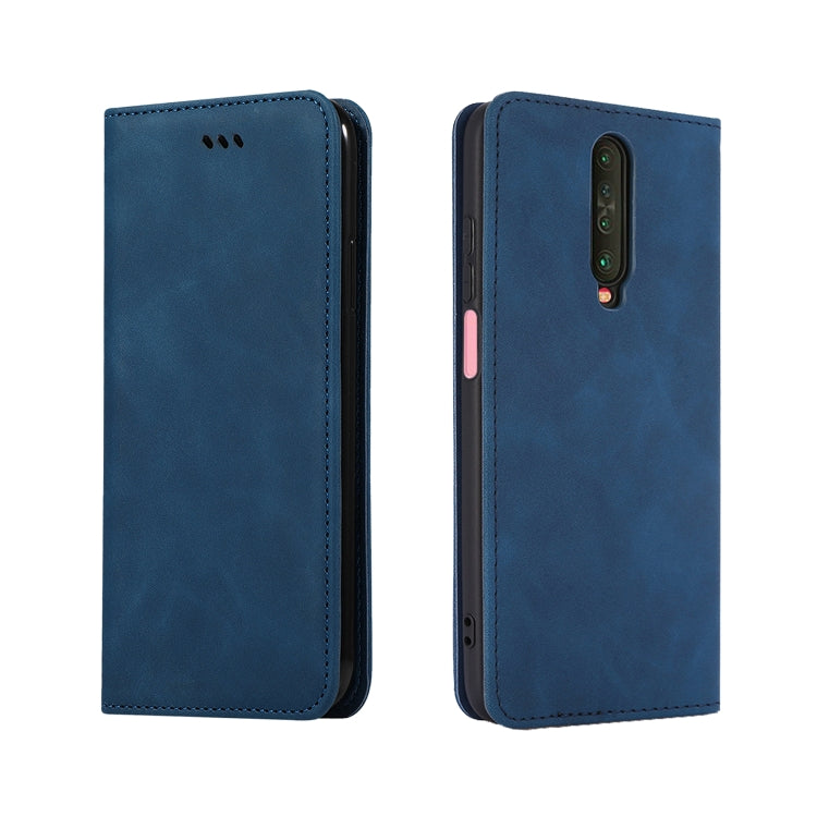 For Redmi K30 & Poco X2 Retro Skin Feel Business Magnetic Horizontal Flip Leather Case