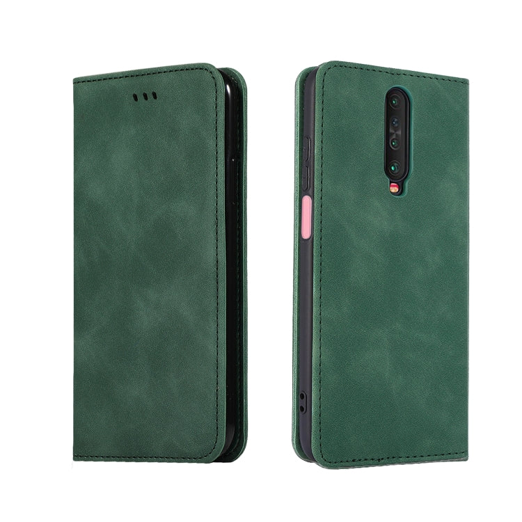 For Redmi K30 & Poco X2 Retro Skin Feel Business Magnetic Horizontal Flip Leather Case