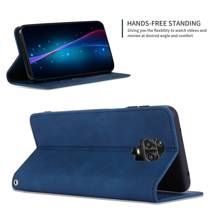 For Redmi Note 9 Pro / Note 9S / Note 9 Pro Max Retro Skin Feel Business Magnetic Horizontal Flip Leather Case