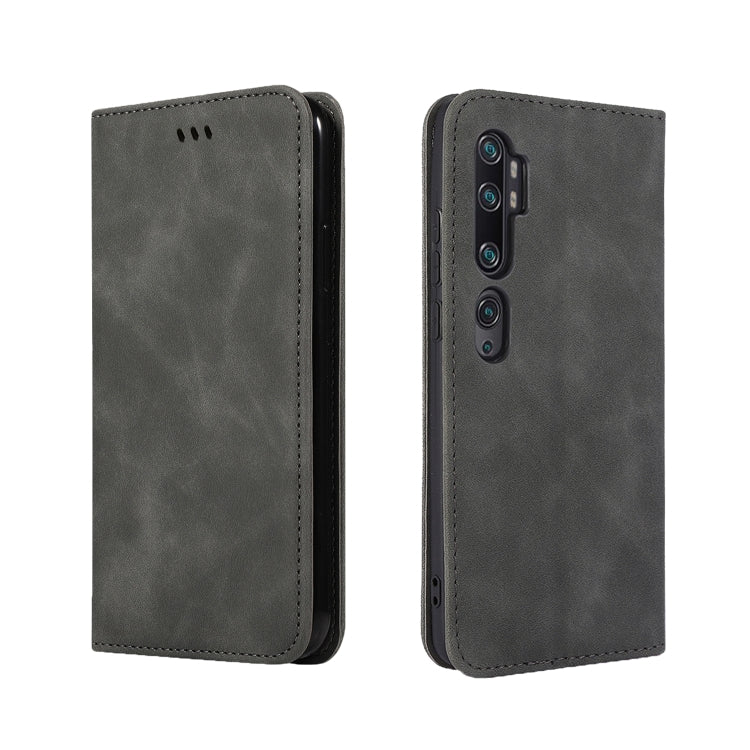 For Xiaomi Mi CC9 Pro / Note 10 / Note 10 Pro Retro Skin Feel Business Magnetic Horizontal Flip Leather Case
