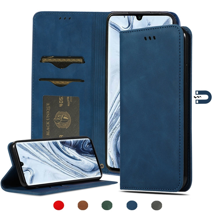 For Xiaomi Mi CC9 Pro / Note 10 / Note 10 Pro Retro Skin Feel Business Magnetic Horizontal Flip Leather Case