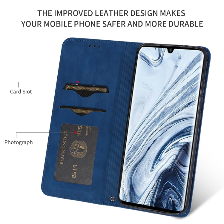 For Xiaomi Mi CC9 Pro / Note 10 / Note 10 Pro Retro Skin Feel Business Magnetic Horizontal Flip Leather Case