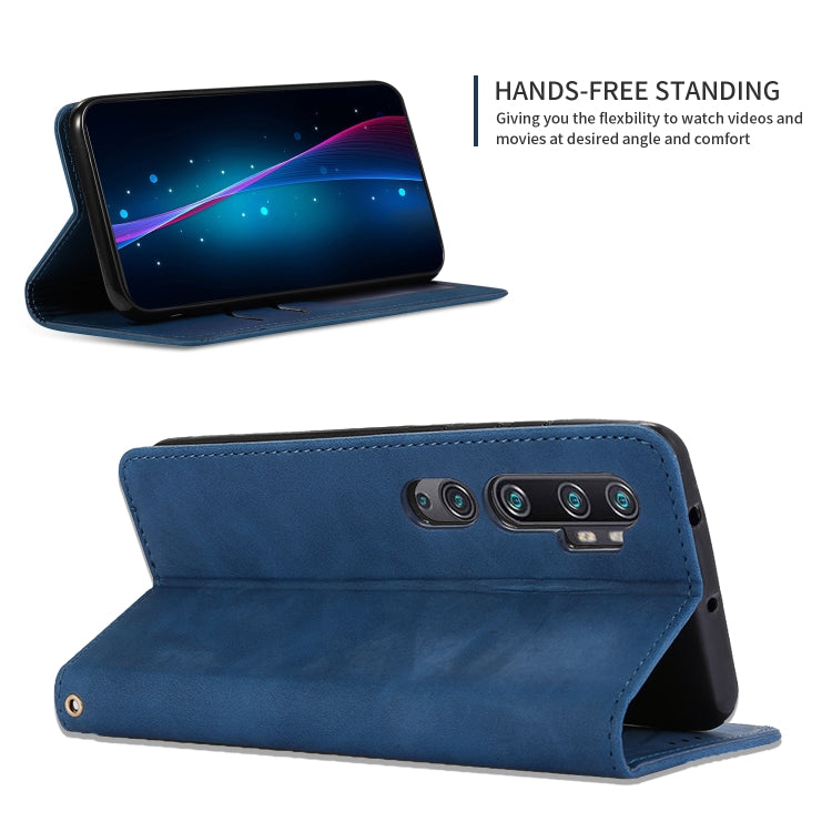 For Xiaomi Mi CC9 Pro / Note 10 / Note 10 Pro Retro Skin Feel Business Magnetic Horizontal Flip Leather Case