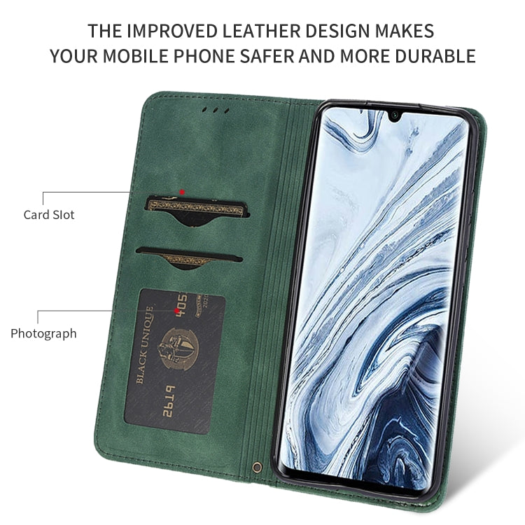 For Xiaomi Mi CC9 Pro / Note 10 / Note 10 Pro Retro Skin Feel Business Magnetic Horizontal Flip Leather Case