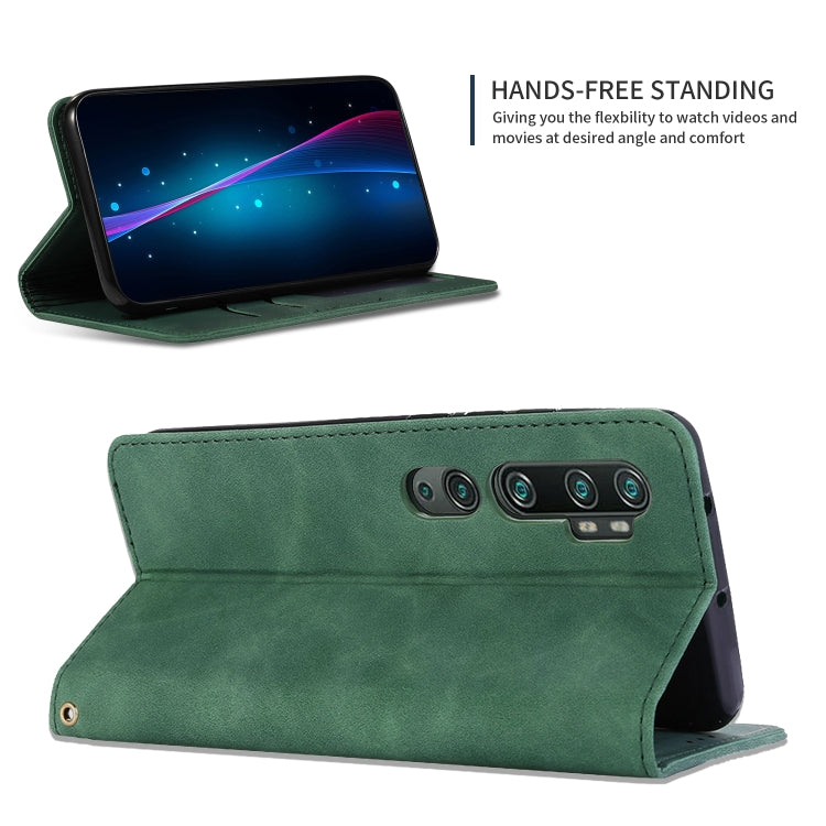 For Xiaomi Mi CC9 Pro / Note 10 / Note 10 Pro Retro Skin Feel Business Magnetic Horizontal Flip Leather Case