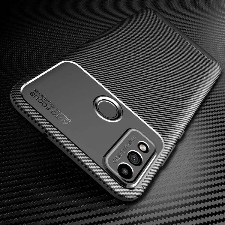 For Huawei Honor 9X Lite Carbon Fiber Texture Shockproof TPU Case