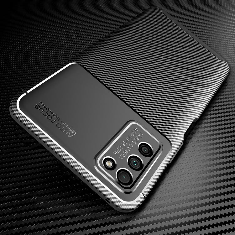 For Huawei Honor 30 Lite Carbon Fiber Texture Shockproof TPU Case