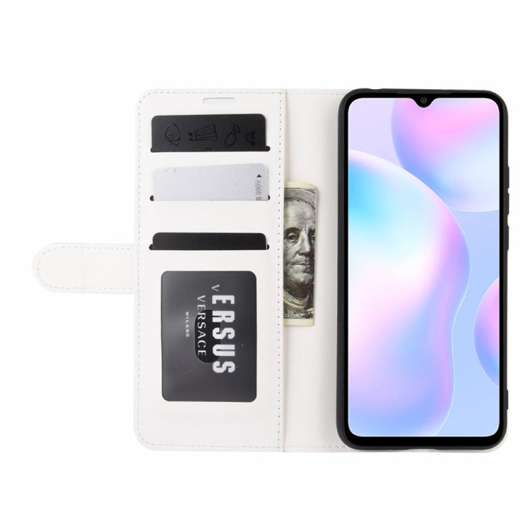 For Xiaomi Redmi 9A R64 Texture Single Horizontal Flip Protective Case with Holder & Card Slots & Wallet& Photo Frame