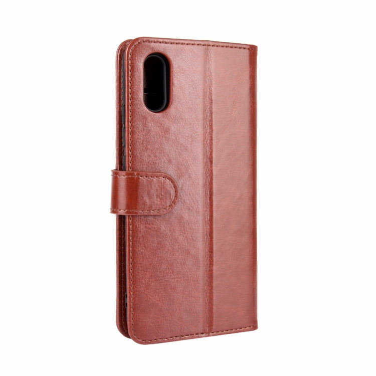 For Xiaomi Redmi 9A R64 Texture Single Horizontal Flip Protective Case with Holder & Card Slots & Wallet& Photo Frame