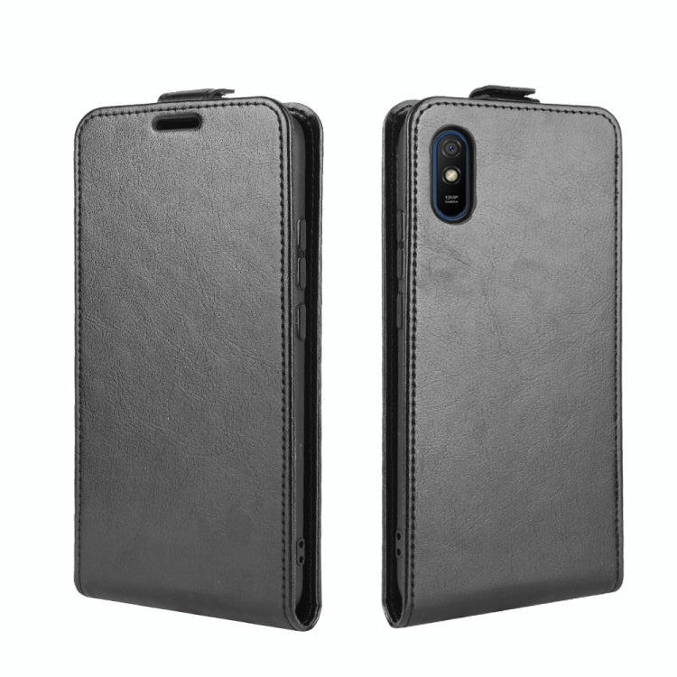 For Xiaomi Redmi 9A R64 Texture Single Vertical Flip Leather Protective Case with Card Slots & Photo Frame