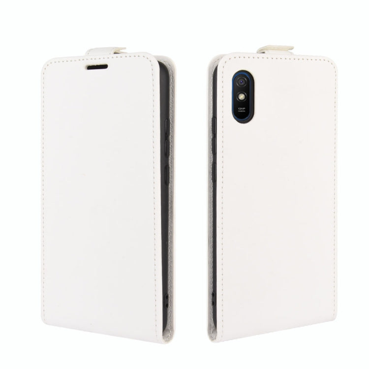 For Xiaomi Redmi 9A R64 Texture Single Vertical Flip Leather Protective Case with Card Slots & Photo Frame
