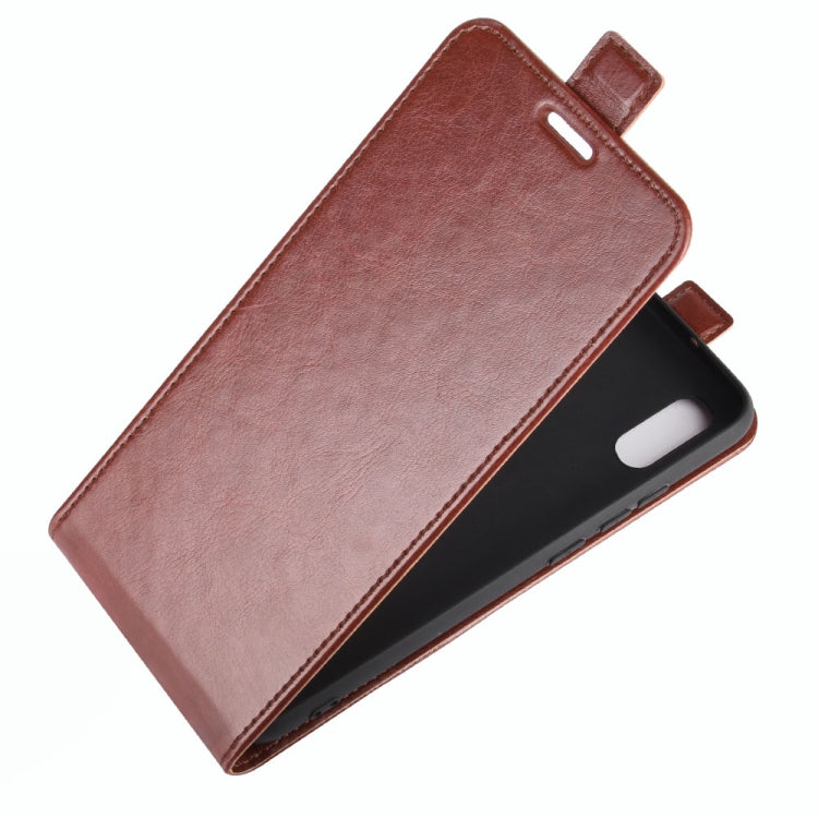 For Xiaomi Redmi 9A R64 Texture Single Vertical Flip Leather Protective Case with Card Slots & Photo Frame