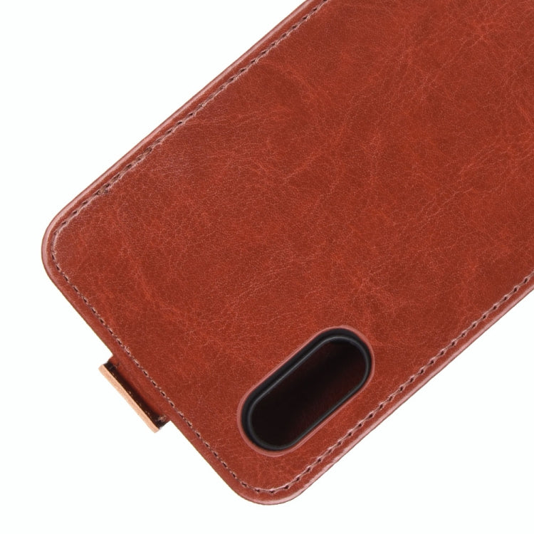 For Xiaomi Redmi 9A R64 Texture Single Vertical Flip Leather Protective Case with Card Slots & Photo Frame