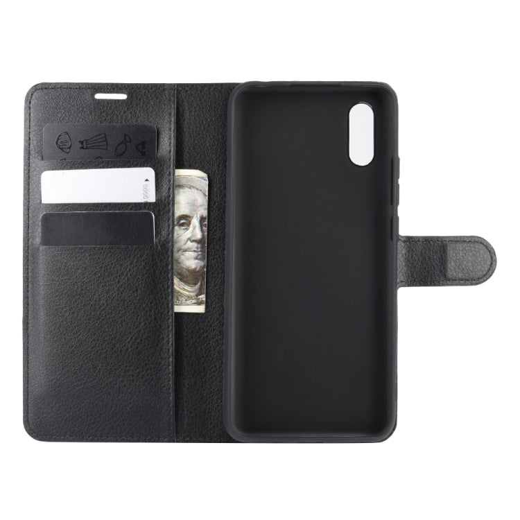 For Xiaomi Redmi 9A Litchi Texture Horizontal Flip Protective Case with Holder & Card Slots & Wallet