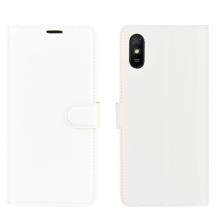 For Xiaomi Redmi 9A Litchi Texture Horizontal Flip Protective Case with Holder & Card Slots & Wallet
