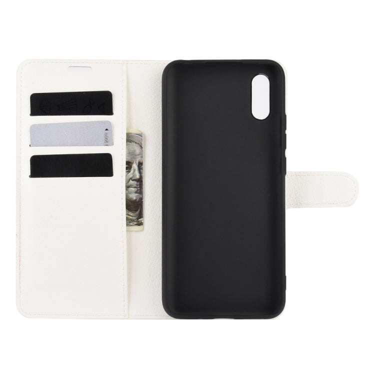 For Xiaomi Redmi 9A Litchi Texture Horizontal Flip Protective Case with Holder & Card Slots & Wallet