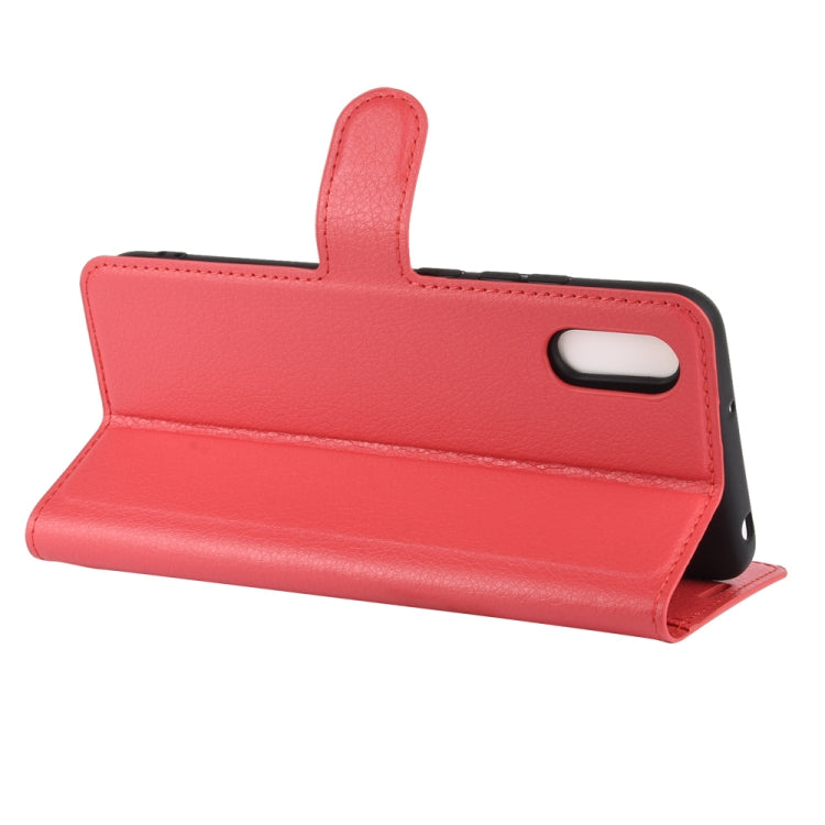 For Xiaomi Redmi 9A Litchi Texture Horizontal Flip Protective Case with Holder & Card Slots & Wallet