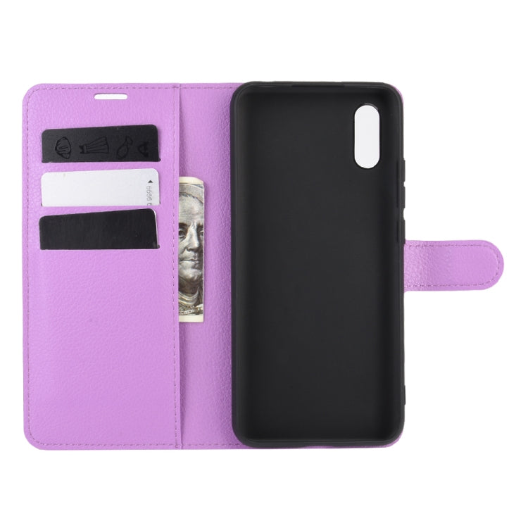 For Xiaomi Redmi 9A Litchi Texture Horizontal Flip Protective Case with Holder & Card Slots & Wallet