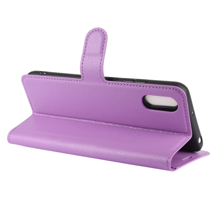 For Xiaomi Redmi 9A Litchi Texture Horizontal Flip Protective Case with Holder & Card Slots & Wallet