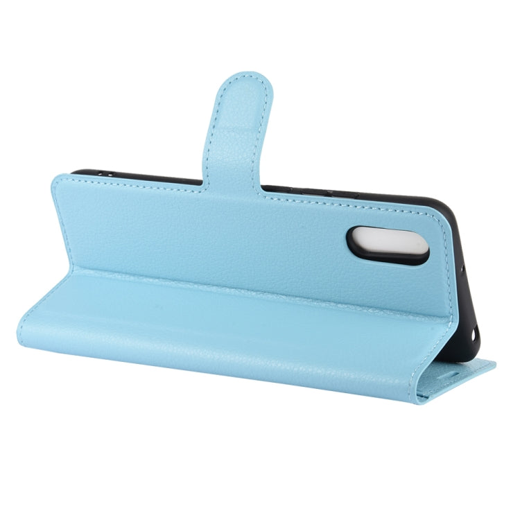 For Xiaomi Redmi 9A Litchi Texture Horizontal Flip Protective Case with Holder & Card Slots & Wallet