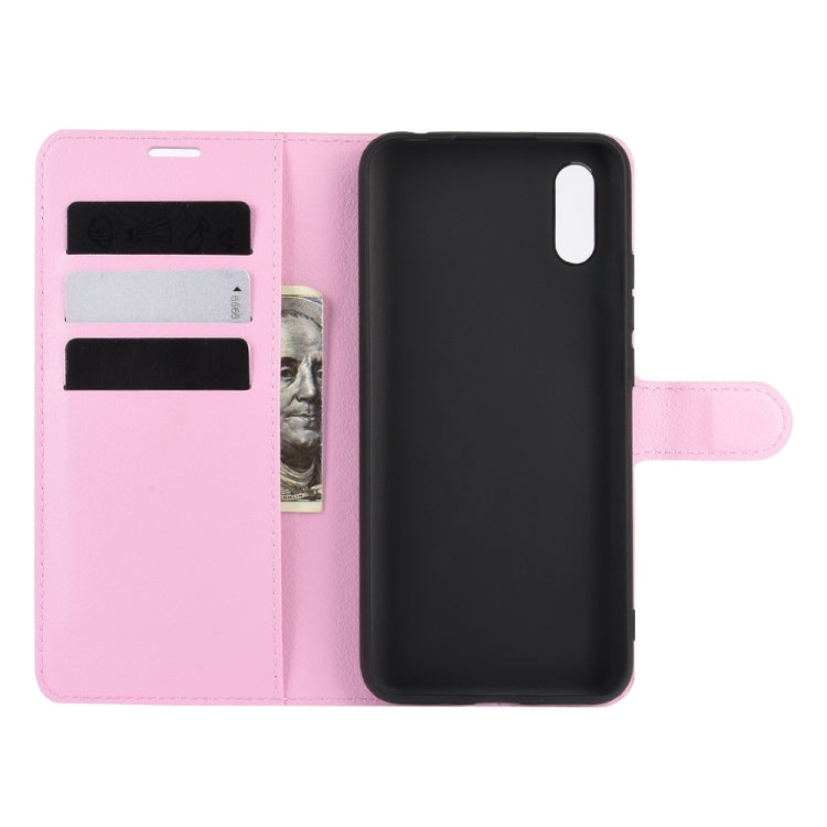 For Xiaomi Redmi 9A Litchi Texture Horizontal Flip Protective Case with Holder & Card Slots & Wallet