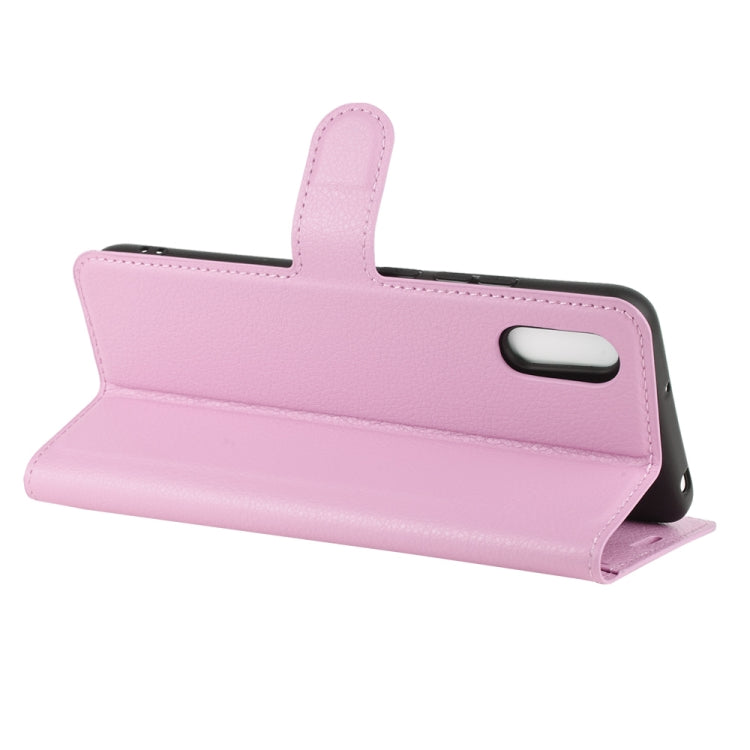 For Xiaomi Redmi 9A Litchi Texture Horizontal Flip Protective Case with Holder & Card Slots & Wallet