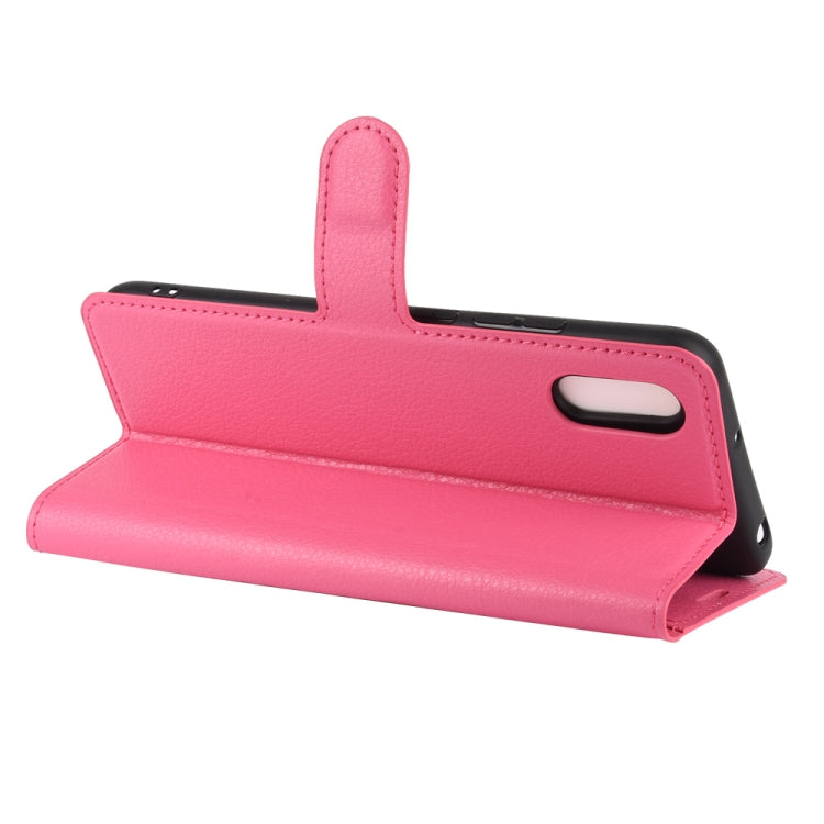 For Xiaomi Redmi 9A Litchi Texture Horizontal Flip Protective Case with Holder & Card Slots & Wallet