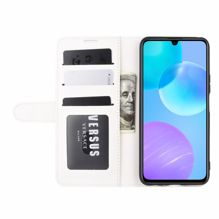 For Huawei Honor 30 lite/Honor 30 Youth R64 Texture Single Horizontal Flip Protective Case with Holder & Card Slots & Wallet& Photo Frame