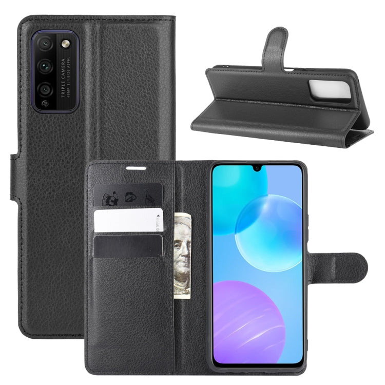 For Huawei Honor 30 lite/Honor 30 Youth Litchi Texture Horizontal Flip Protective Case with Holder & Card Slots & Wallet