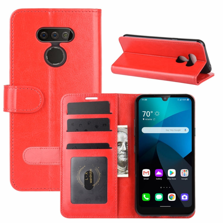 For LG harmony 4 R64 Texture Single Horizontal Flip Protective Case with Holder & Card Slots & Wallet& Photo Frame