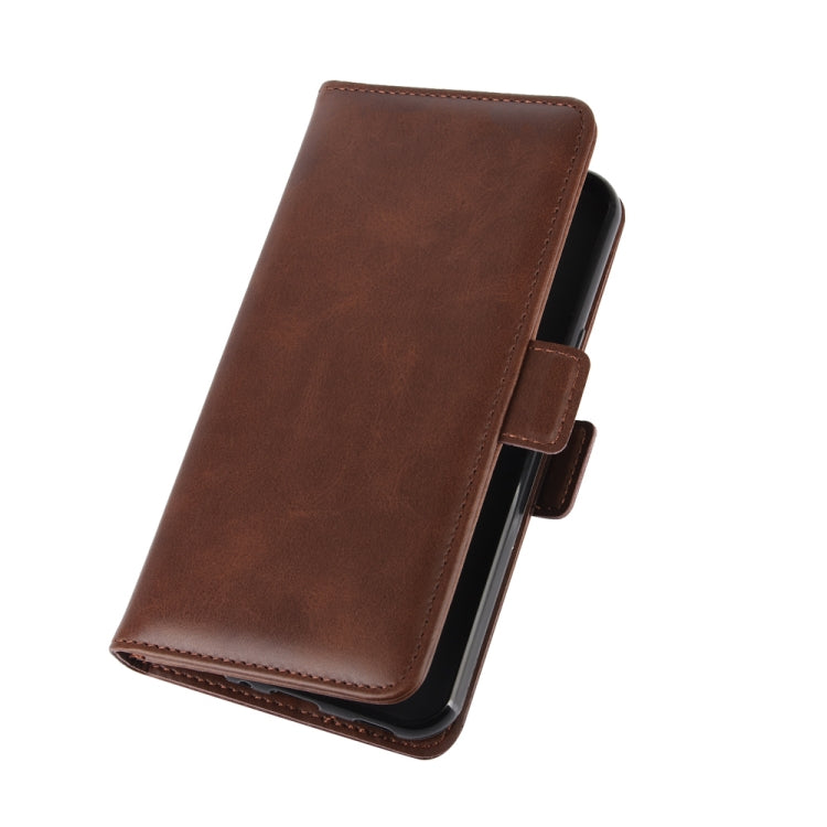 For LG harmony 4 Dual-side Magnetic Buckle Horizontal Flip Leather Case with Holder & Card Slots & Wallet