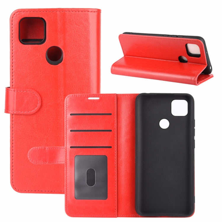 For Xiaomi Redmi 9C R64 Texture Single Horizontal Flip Protective Case with Holder & Card Slots & Wallet& Photo Frame