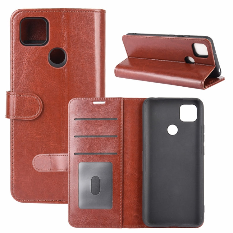 For Xiaomi Redmi 9C R64 Texture Single Horizontal Flip Protective Case with Holder & Card Slots & Wallet& Photo Frame