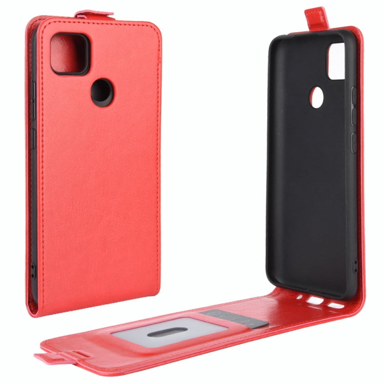 For Xiaomi Redmi 9C R64 Texture Single Vertical Flip Leather Protective Case with Card Slots & Photo Frame