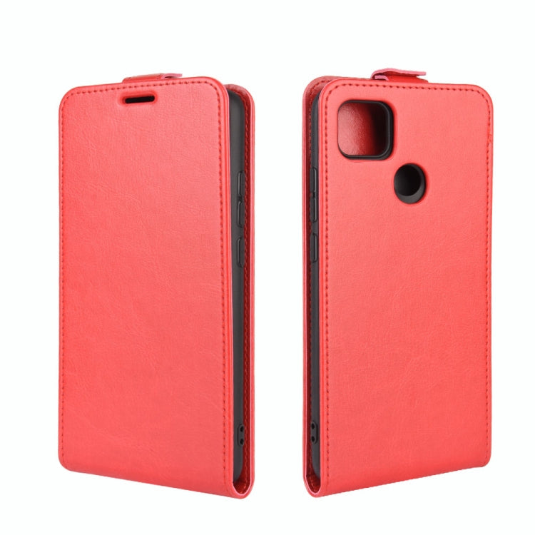 For Xiaomi Redmi 9C R64 Texture Single Vertical Flip Leather Protective Case with Card Slots & Photo Frame
