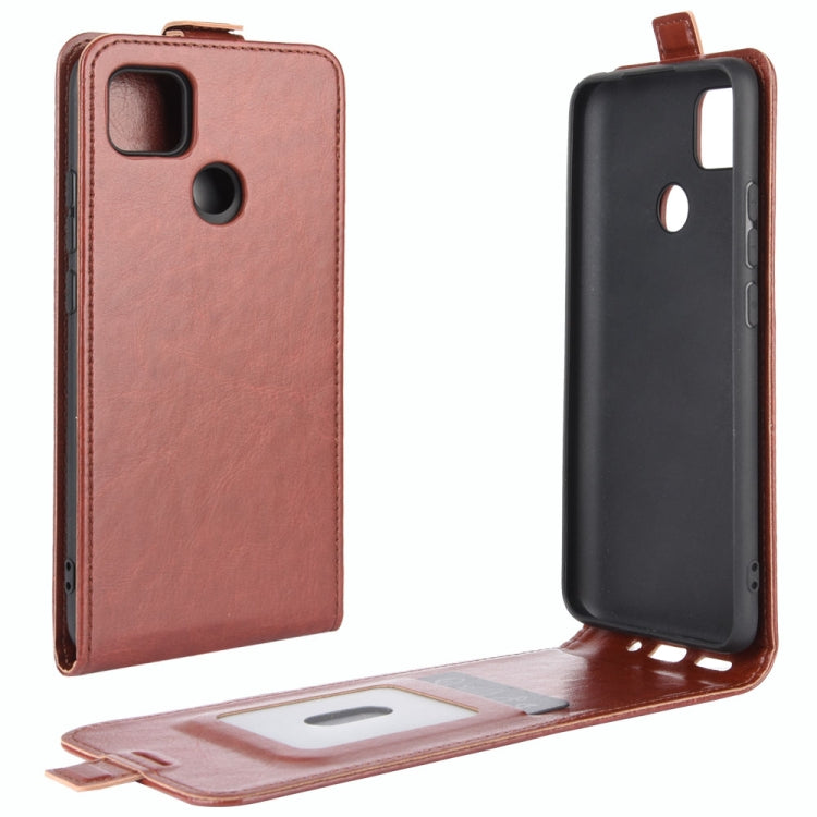 For Xiaomi Redmi 9C R64 Texture Single Vertical Flip Leather Protective Case with Card Slots & Photo Frame