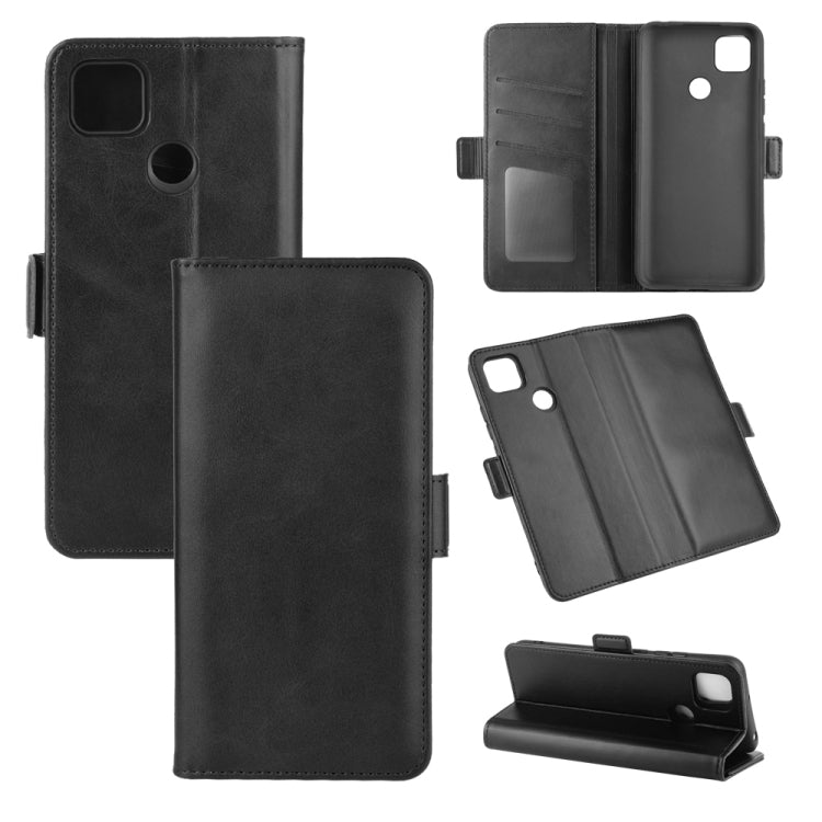 For Xiaomi Redmi 9C Dual-side Magnetic Buckle Horizontal Flip Leather Case with Holder & Card Slots & Wallet