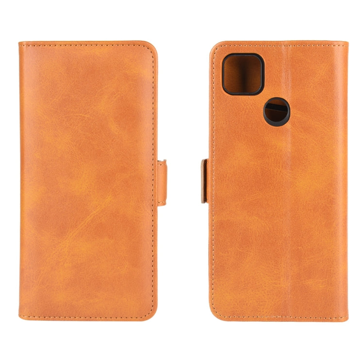 For Xiaomi Redmi 9C Dual-side Magnetic Buckle Horizontal Flip Leather Case with Holder & Card Slots & Wallet