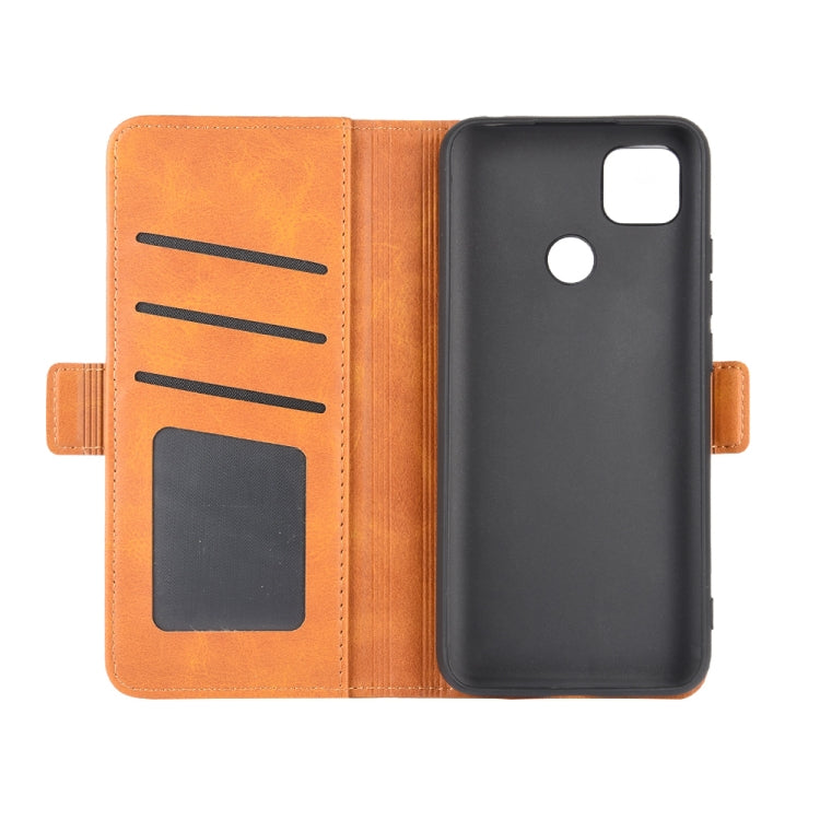 For Xiaomi Redmi 9C Dual-side Magnetic Buckle Horizontal Flip Leather Case with Holder & Card Slots & Wallet