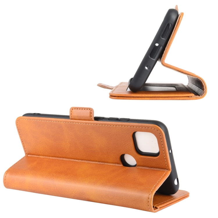 For Xiaomi Redmi 9C Dual-side Magnetic Buckle Horizontal Flip Leather Case with Holder & Card Slots & Wallet