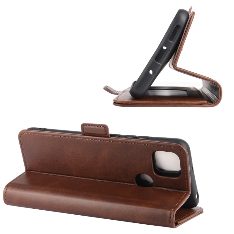 For Xiaomi Redmi 9C Dual-side Magnetic Buckle Horizontal Flip Leather Case with Holder & Card Slots & Wallet