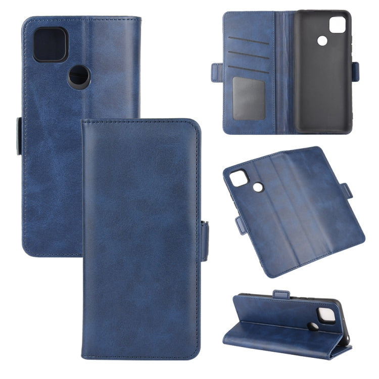 For Xiaomi Redmi 9C Dual-side Magnetic Buckle Horizontal Flip Leather Case with Holder & Card Slots & Wallet