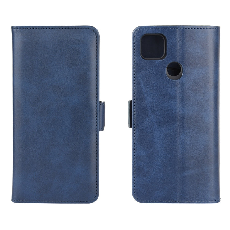 For Xiaomi Redmi 9C Dual-side Magnetic Buckle Horizontal Flip Leather Case with Holder & Card Slots & Wallet