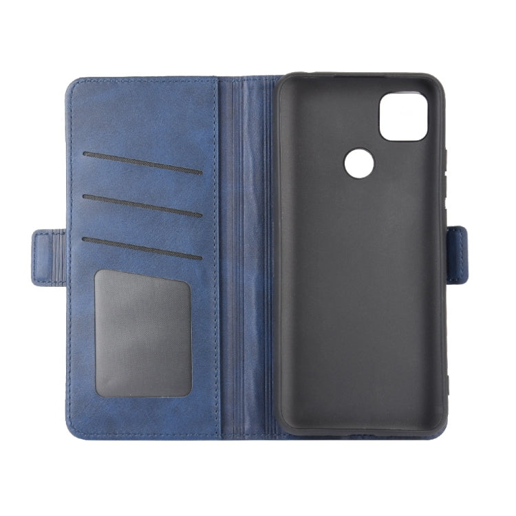 For Xiaomi Redmi 9C Dual-side Magnetic Buckle Horizontal Flip Leather Case with Holder & Card Slots & Wallet