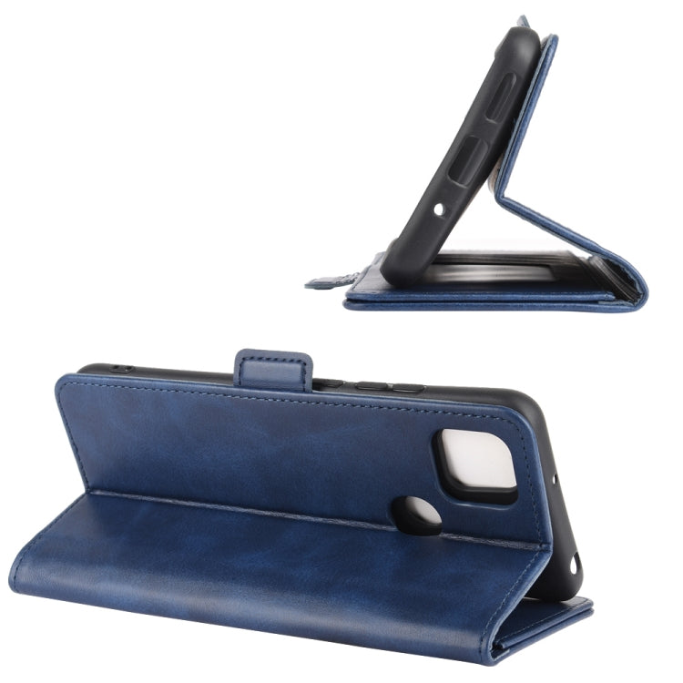 For Xiaomi Redmi 9C Dual-side Magnetic Buckle Horizontal Flip Leather Case with Holder & Card Slots & Wallet